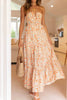 Tiered Halter Neck Printed Cami Dress test