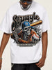 Men's Graphic Round Neck Short Sleeve T-Shirt test