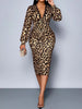 Lace Detail V-Neck Bodycon Midi Dress test
