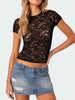 Lace Short Sleeve T-Shirt test