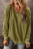 Round Neck Dropped Shoulder Sweatshirt test