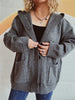 Dropped Shoulder Long Sleeve Hooded Cardigan test