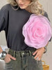 Flower Round Neck Short Sleeve T-Shirt test