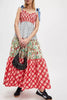 Printed V-Neck Tie Shoulder Cami Dress test