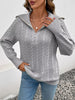 Cable Knit Half Zip Sweater test