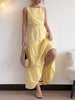 Lace Trim Sleeveless Tiered Maxi Dress test