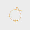 Crown Shape 18K Gold-Plated Bead Bracelet test