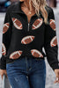 Sequin Football Long Sleeve Sweatshirt test