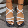Crisscross Strappy Flat Sandals test