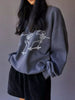Skeleton Graphic Oversized Sweatshirt test
