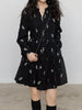 Floral Long Sleeve Mini Dress test
