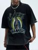 Men's Graphic Round Neck Short Sleeve T-Shirt test
