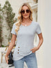 Round Neck Short Sleeve T-Shirt test
