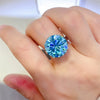 5 Carat Moissanite 925 Sterling Silver Ring test