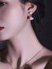 Fan-Shaped Pearl Drop Earrings test