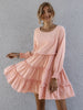 Frill Tiered Long Sleeve Mini Dress test