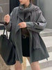 Open Front Long Sleeve Trench Coat test