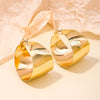 Alloy Wide Hoop Earrings test