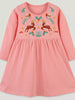 Children's Long Sleeve Embroidered Deer Dress test