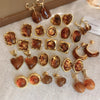18K Gold-Plated Alloy Resin Geometric Earrings test