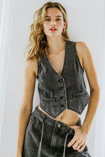 A BETTER DAY DENIM VEST