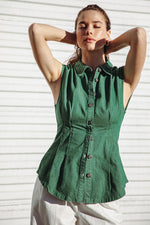 CLEAN SLATE DENIM TOP