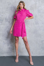 OPTIMISTIC ESSENCE WOVEN MINI DRESS