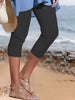 Full Size Cropped Casual Leggings Plus Size test