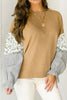 Color Block Long Sleeve Sweatshirt test