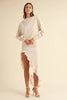 Mable Backless Asymmetric Ruffle Hem Dress test