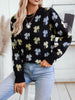 Clover Round Neck Long Sleeve Sweater test
