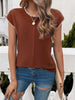 Devine Round Neck Cap Sleeve Knit Top test