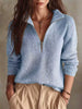 Half Zip Dropped Shoulder Sweater test