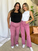 RFM Full Size High Rise Garment Dye Wide LegJeans