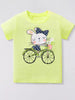 Children's Bunny Riding Bicycle Graphic T-Shirt test