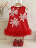 Children's Flower Sleeveless Round Neck Dress test