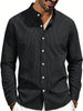 Men's Full Size Striped Long Sleeve Shirt Plus Size test