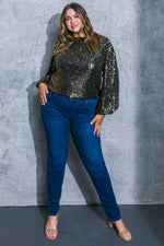 HOPE YOU REMEMBER SEQUIN TOP