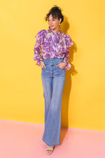 SWEETEST HELLO WOVEN TOP