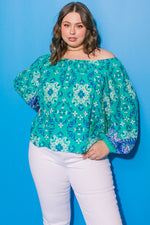 SEND MY LOVE WOVEN TOP