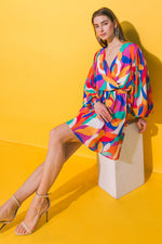 BOSTON GET AWAY WOVEN MINI DRESS