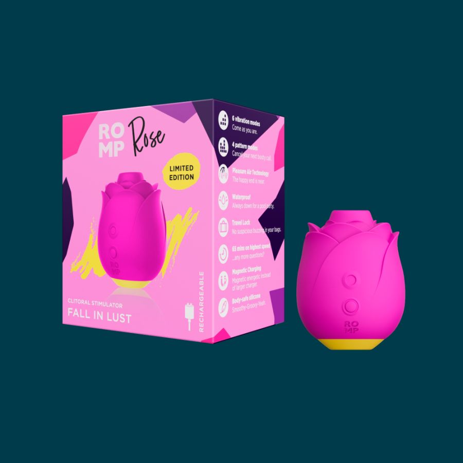 ROMP Rose Clitoral Stimulator - Pink