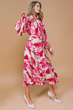 HEART OF WOVEN MIDI DRESS